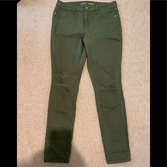Old Navy Denim - Old Navy distressed mid rise Rockstar jeans